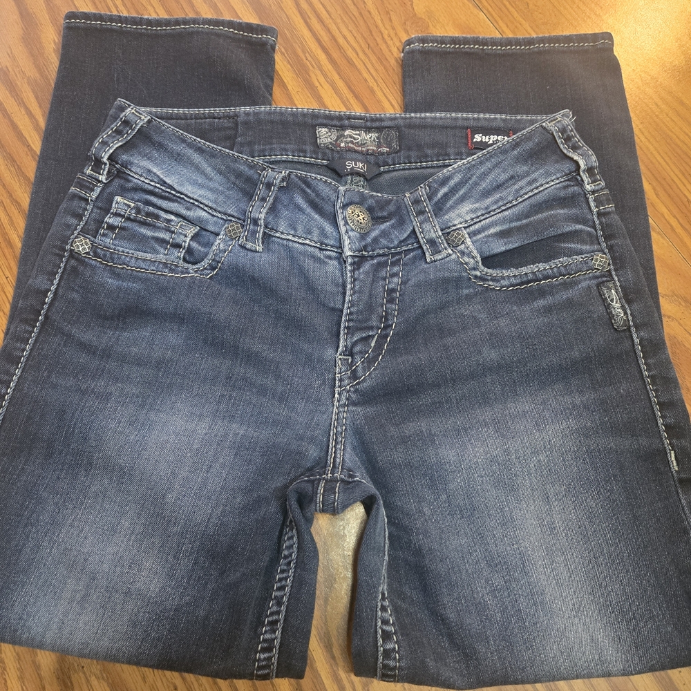 Silver Jeans Women's Dark Blue Skinny Jeans